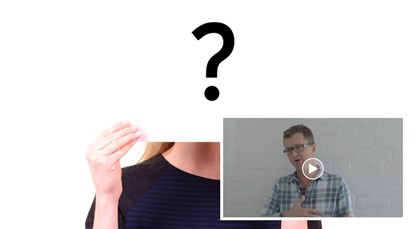 Question mark, JB video