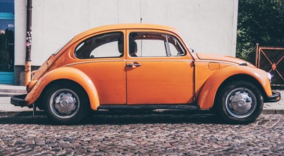 Orange Volkswagen