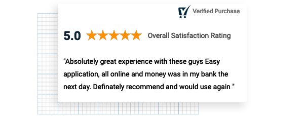 5 star customer review on Squirrel Homeowner's Personal Loan