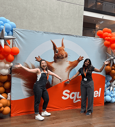 Yuli and Rhiah at SquirrelCon 2025