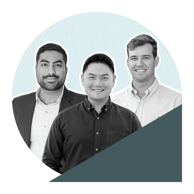 Nathan Miglani, Daniel Kuo, Archie Middleton - Christchurch property finance team