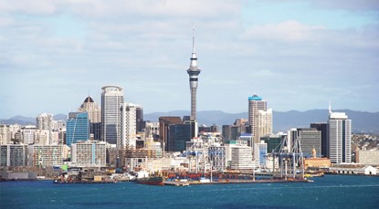 Auckland city waterfront