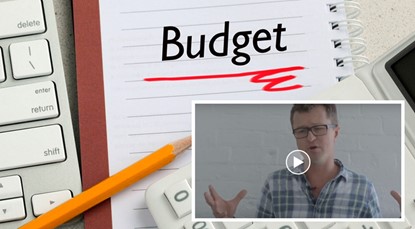 Budget on desk, JB video