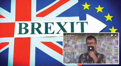 Brexit UK/Europe flags, JB video