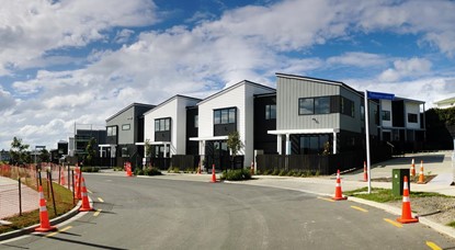 New terraced housing development on Auckland's North Shore