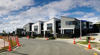 New terraced housing development on Auckland's North Shore