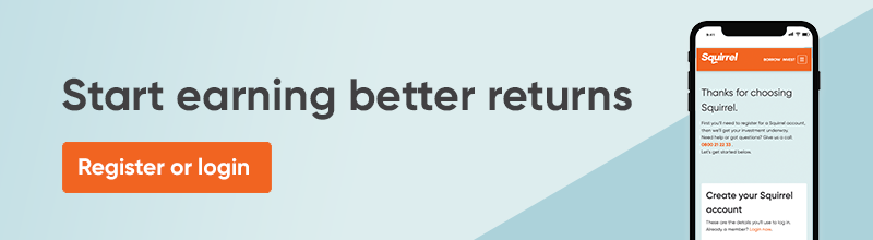Start earning better returns banner